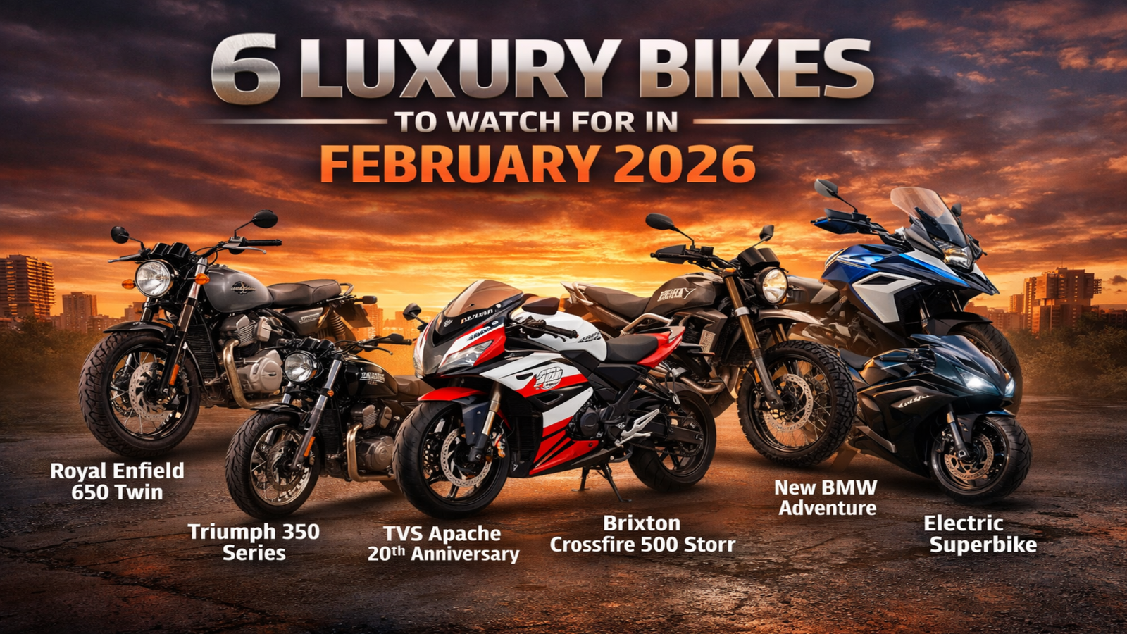 Upcoming bikes in February 2026: 6 luxury bikes which are likely to hit the roads in February 2026
