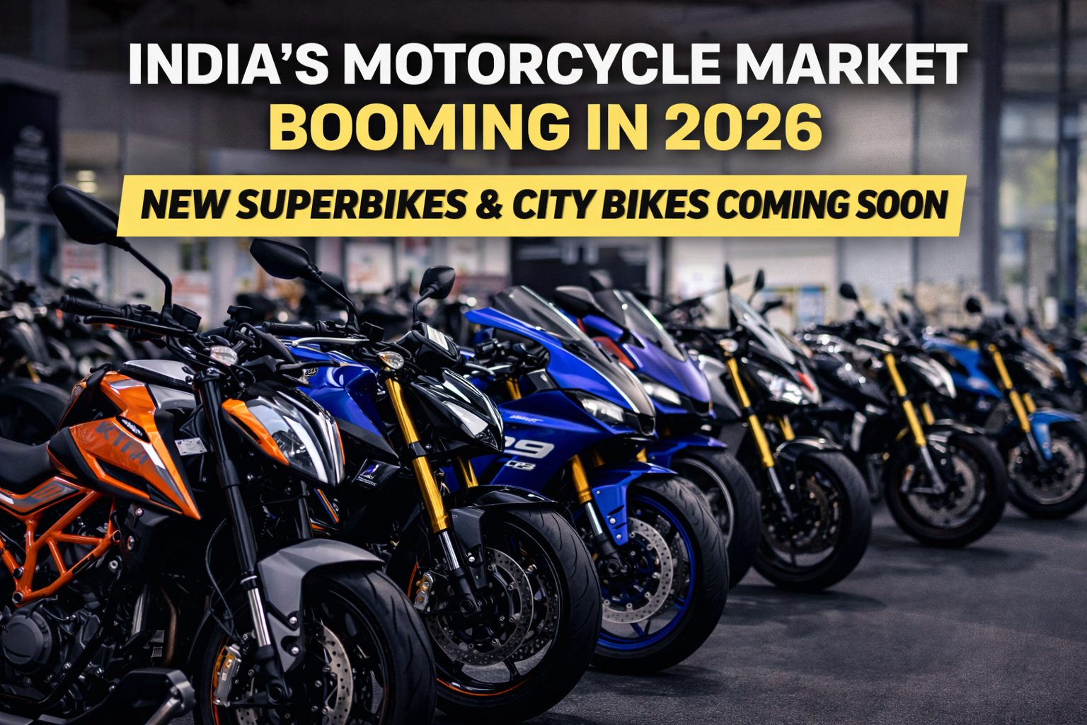 India’s Motorcycle Market Sees Major Growth in 2026 as Brands Prepare New Superbikes and City Bikes