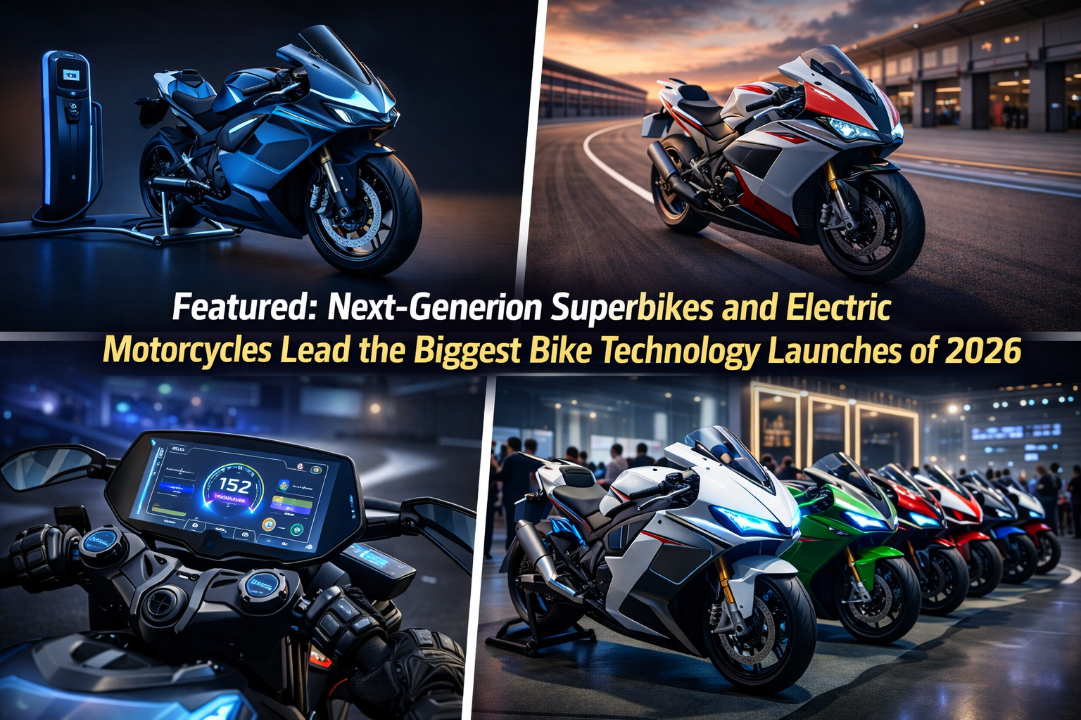 Next-Generation Motorcycles Arrive: Electric Power, Smart Tech and High-Performance Bikes Define 2026 Launches