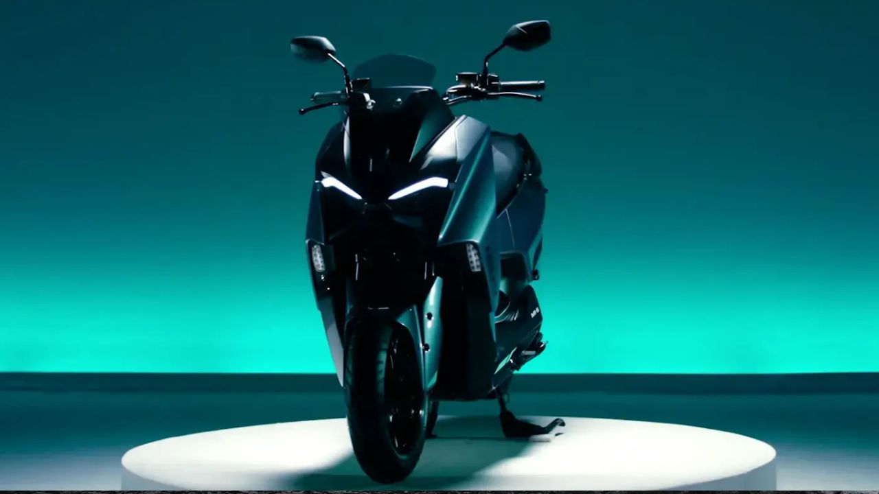 TVS Teases M1-S Electric Maxi-Scooter Ahead of EICMA 2025