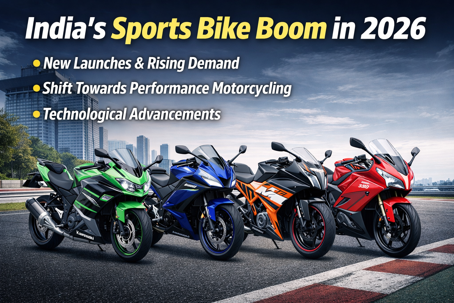 India’s Sports Bike Segment Accelerates in 2026: New Launches, Rising Demand, and a Shift Toward Performance Motorcycling