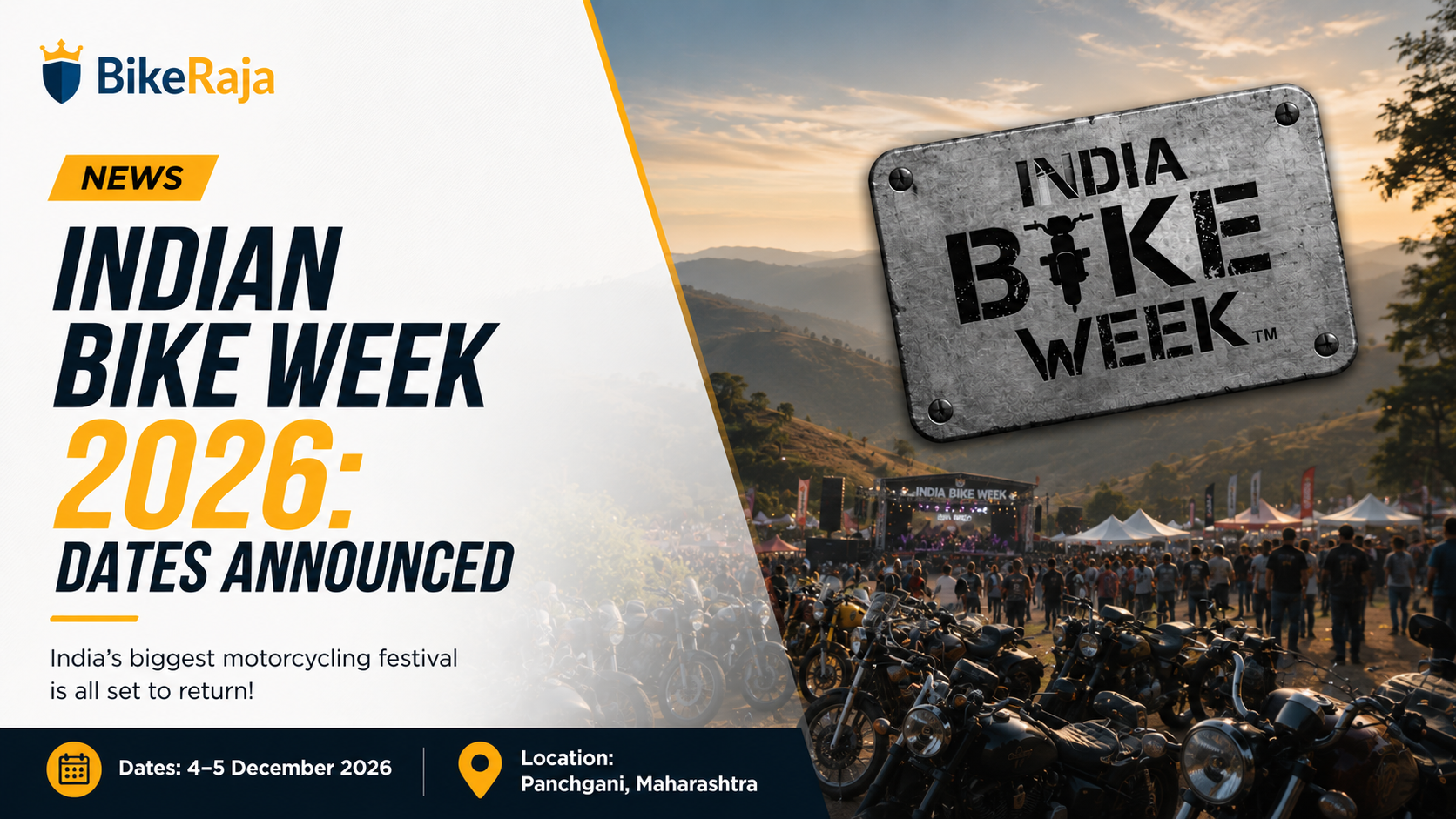 India Bike Week 2026: Dates & Venue Confirmed