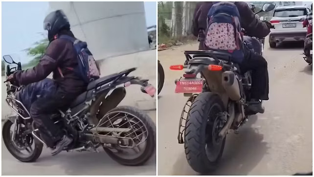 Royal Enfield Himalayan 750 Alloy Wheel Variant Spied Ahead of Launch