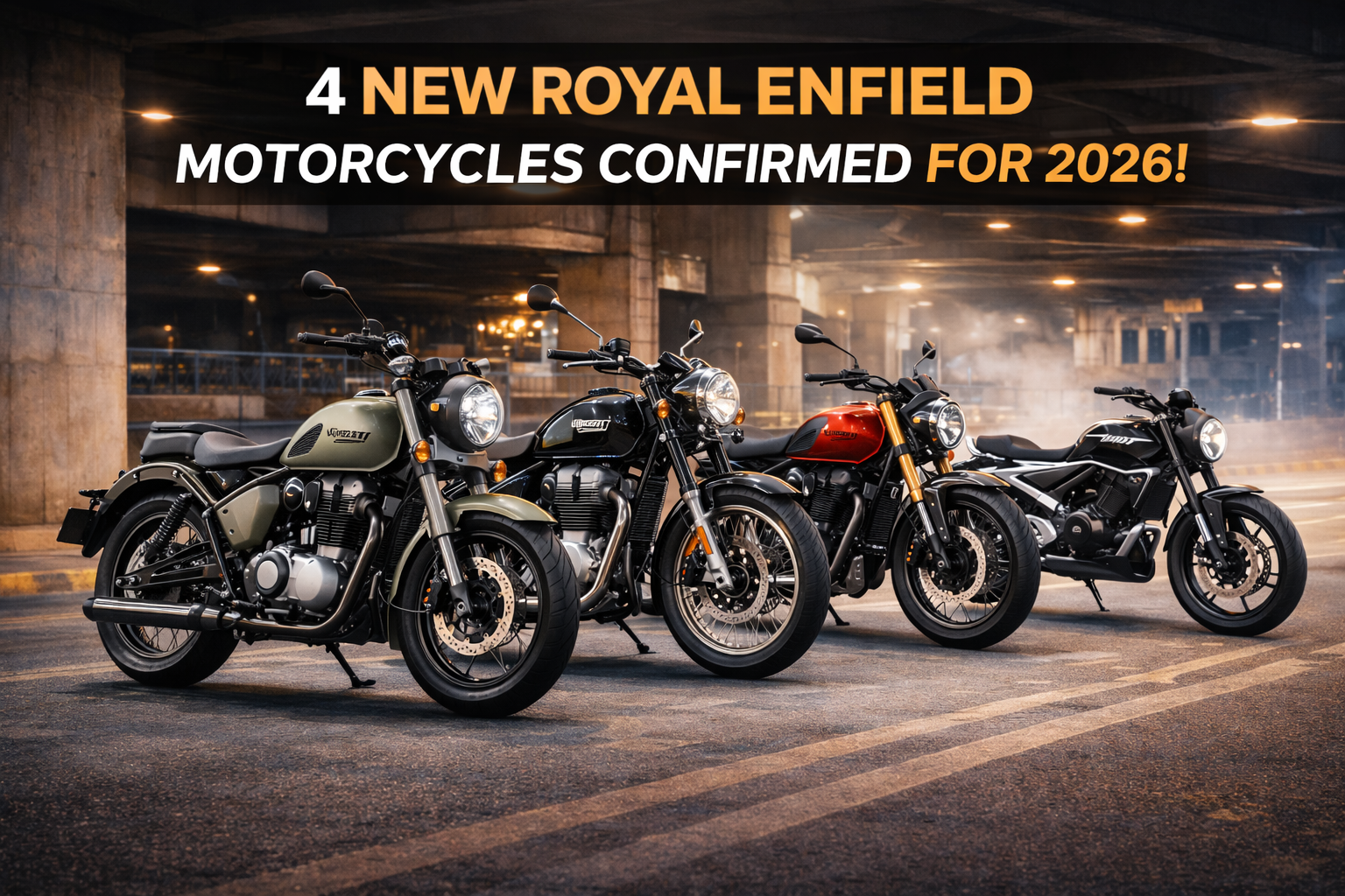 Royal Enfield Preparing to Launch Four New Motorcycles in 2026 Across ICE and Electric Segments