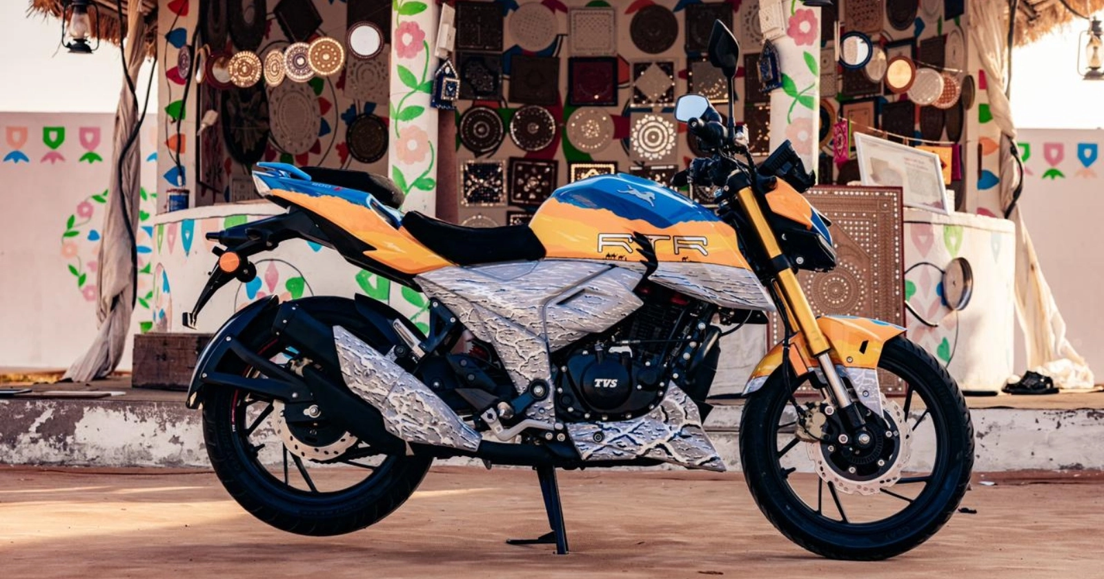 TVS Motor Company Unveils Rann of Kutch-Inspired Custom Motorcycles at Rann Utsav 2026