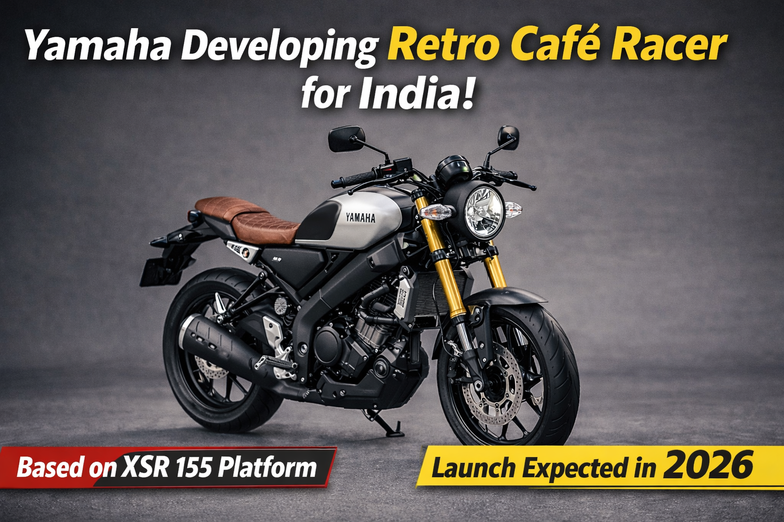 Yamaha Preparing New Retro Cafe Racer for India as Demand for Stylish Performance Bikes Grows