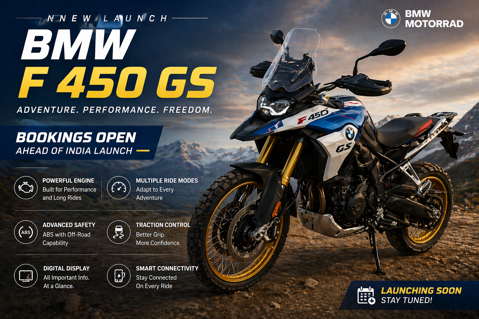 BMW F 450 GS Superbike Bookings Open Ahead of India Launch; Premium Bike Segment Heats Up