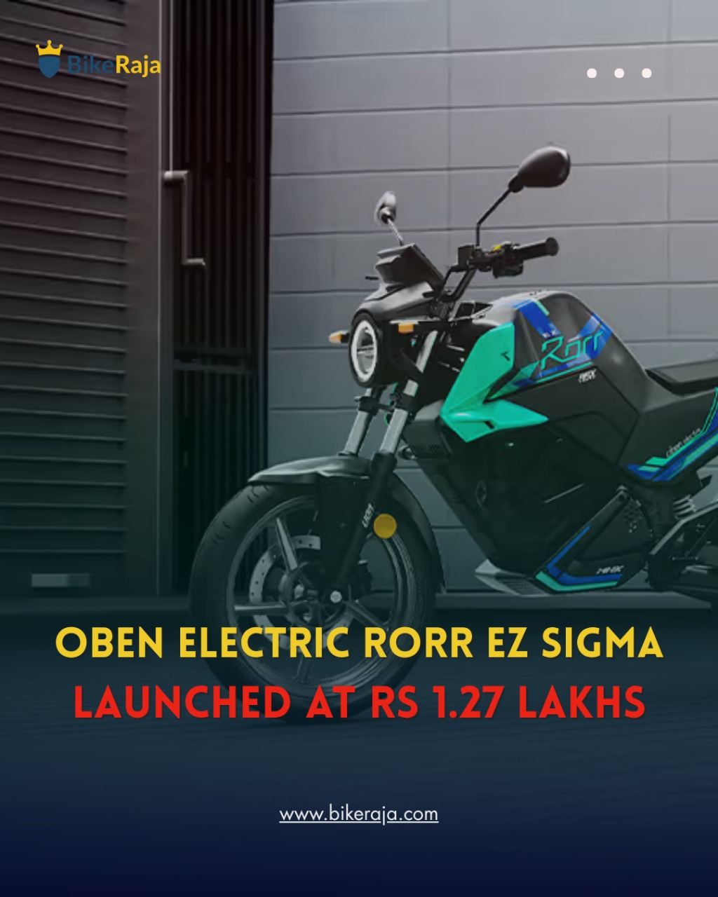 Oben Rorr Ez Sigma Launched in India at ₹1.27 Lakh | Affordable Electric Bike 2025